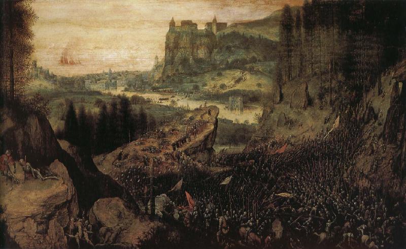 Pieter Bruegel Saul killed China oil painting art